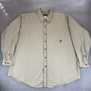 Patagonia Congo‎ Town Pucker Shirt Mens XXL Lightweight Shirt Button Up Organic